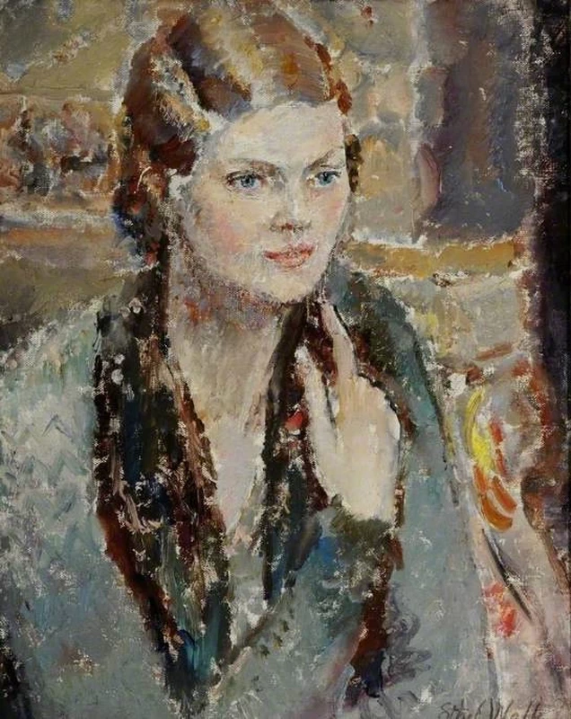 Ethel Walker - Ritratto di ragazza, Rotherham Museums, Arts and Heritage
